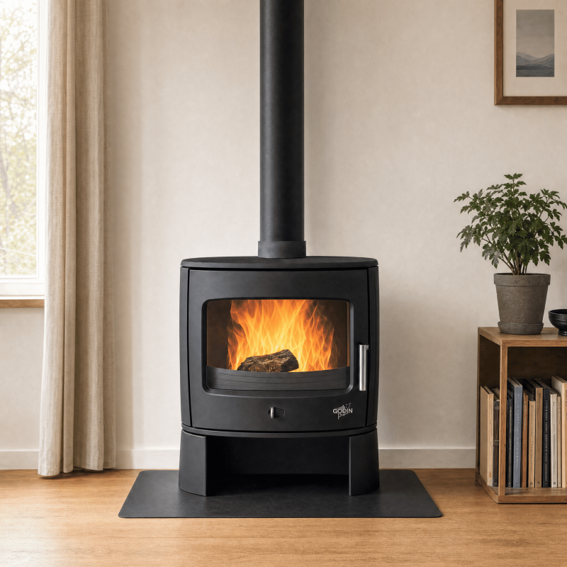 Poêle à Bois Eclipse Godin · 8 Kw