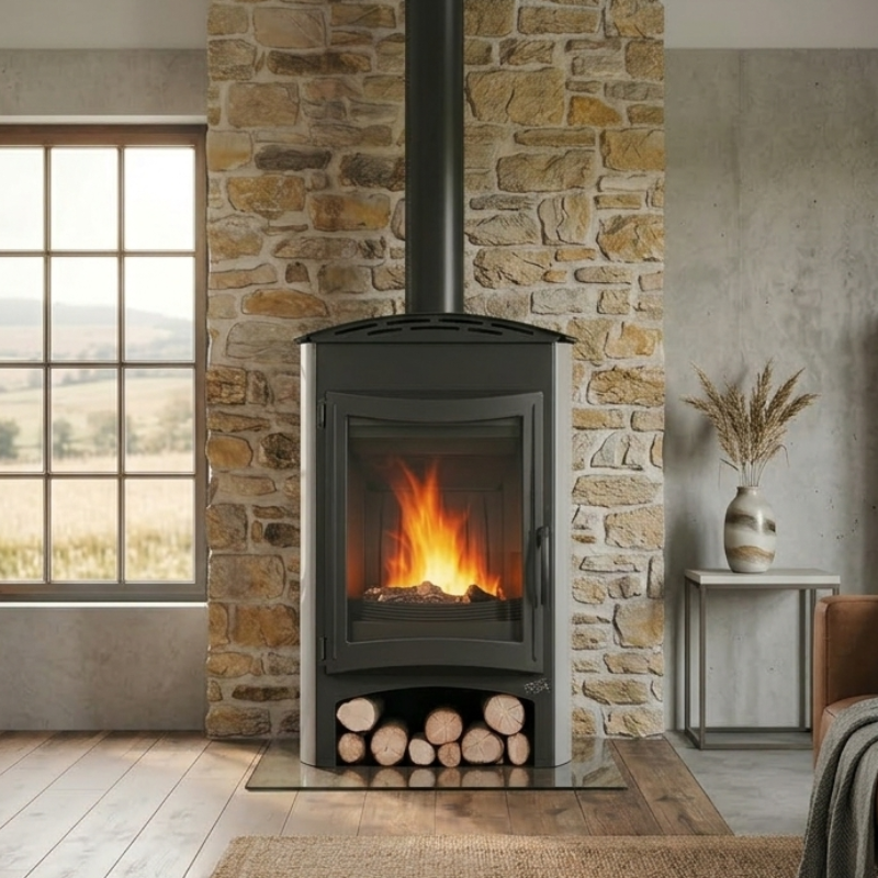Poêle à Bois Brulhaut Bûcher · 13,1 Kw