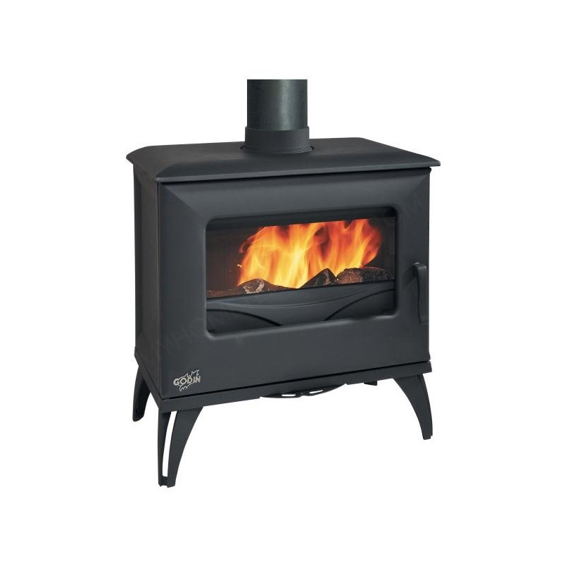 Poêle à bois Cube Godin · 8 Kw