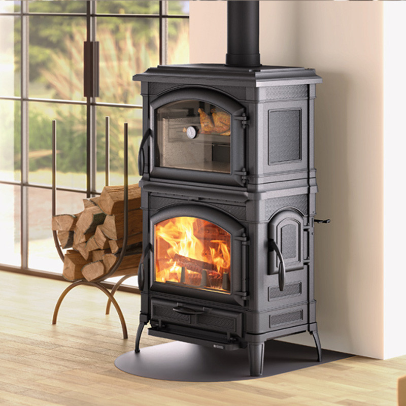 Poêle à bois avec four Isotta Forno · 9,7 Kw