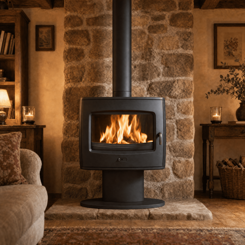 Poêle à bois Eliot Godin · 8 Kw