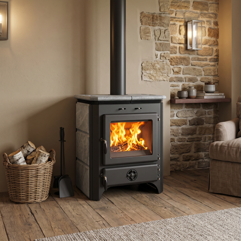 Poêle à bois Vulkan · 8,2 Kw