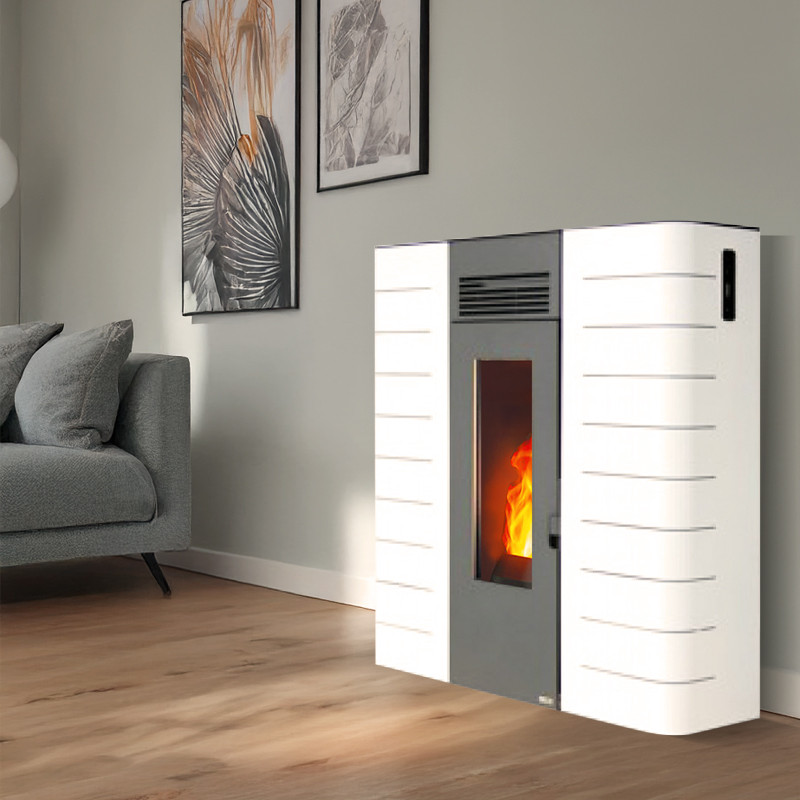 Poêle à granulés hydro extra plat Agosta · 16 Kw