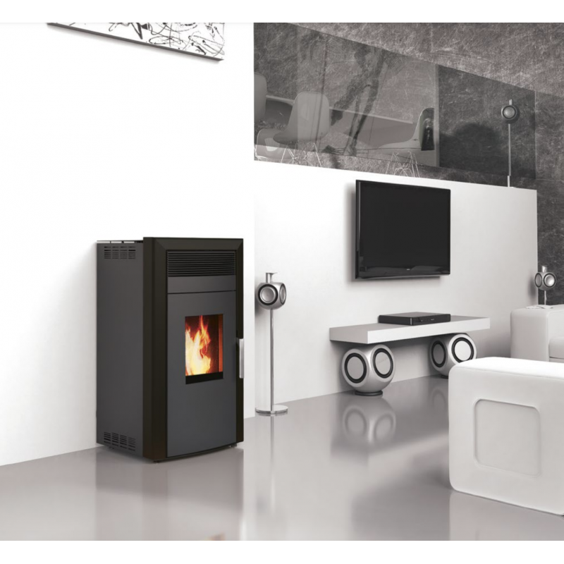 Poêle à granulés Hydro Baracuda Commo · 15 Kw