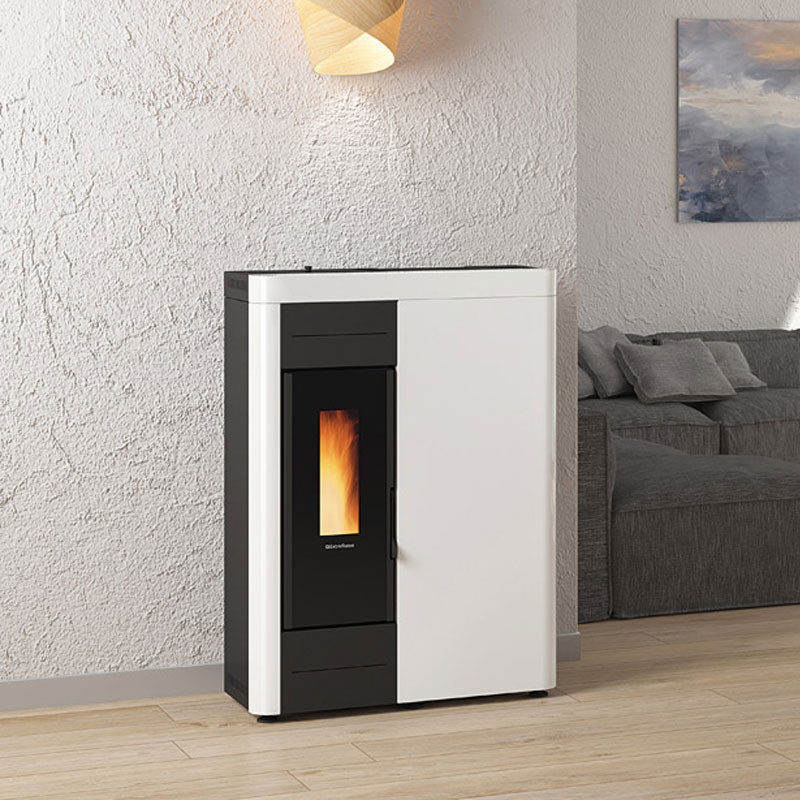 Poêle à granulés extra plat Hydro Virna Idro · 15 Kw