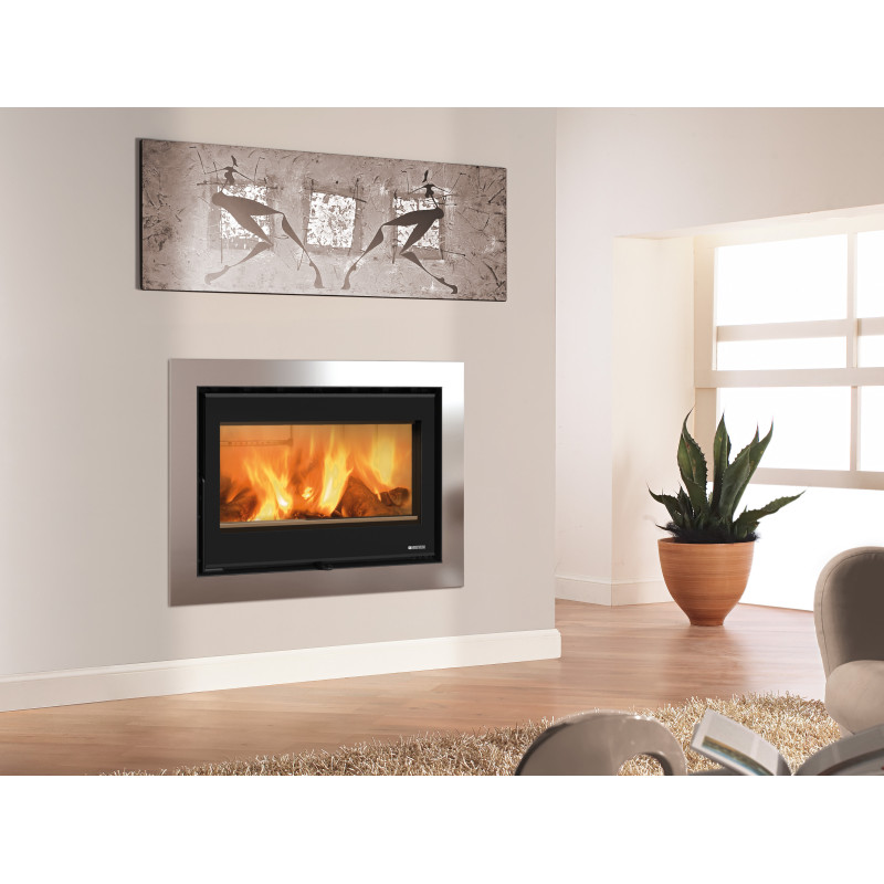 Insert à bois Inserto 80 wide · 12,4 Kw