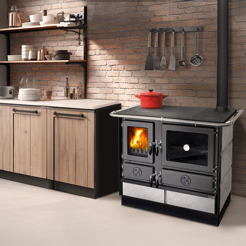 Cuisinière à bois Magnum pierre ollaire · 10 Kw