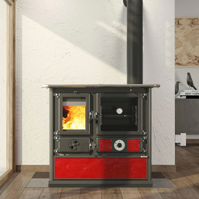 Cuisinière à bois bouilleur TermoRosa DSA.16 · 11 Kw