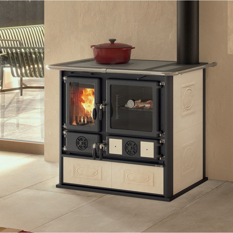 Cuisinière à bois Rosa Ceramica · 8,8 Kw