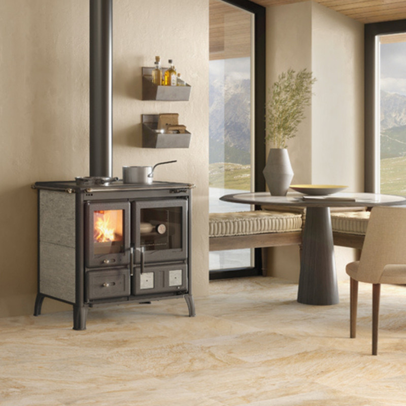 Cuisinière à bois GARDENIA.16 Petra · 9,5 Kw