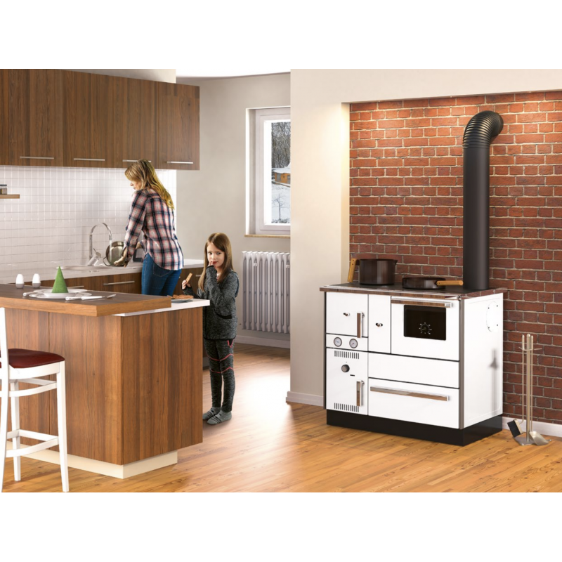 Cuisinière à bois Alfa 85 G Eco · 8 Kw