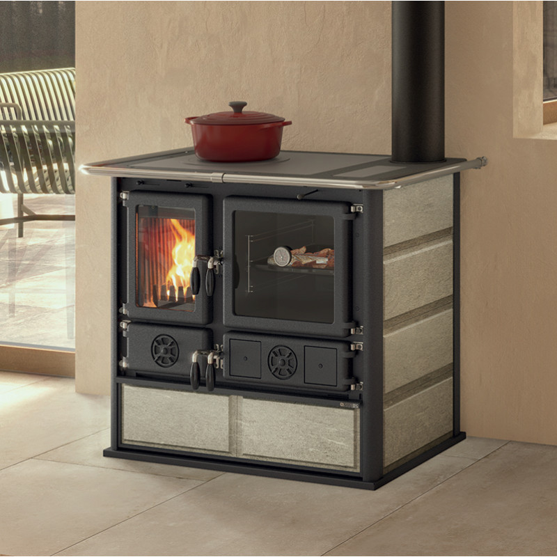 Cuisinière à bois Rosa 5.0 Petra · 8,8 Kw