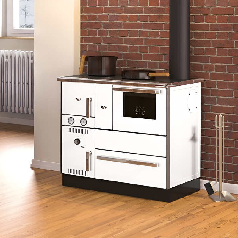 Cuisinière à bois bouilleur Alfa Term 27 · 27 Kw
