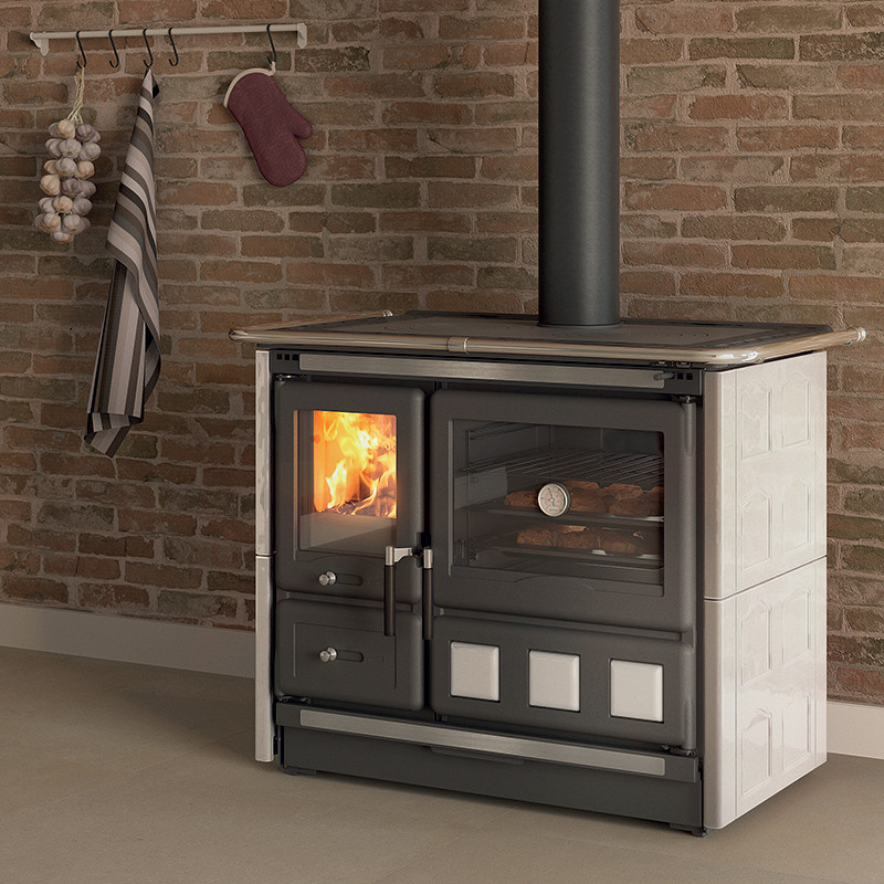 Cuisinière à bois Rosa XXL.16 · Maiolica · 10,5 Kw