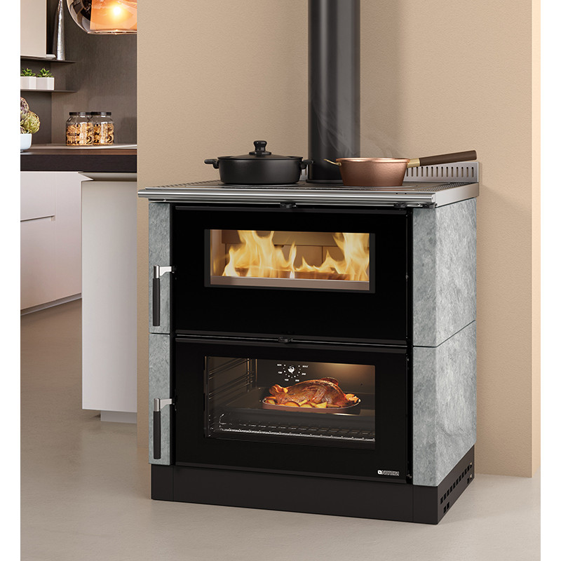 Cuisinière à bois encastrable Verona XXL Petra · 7,1 Kw