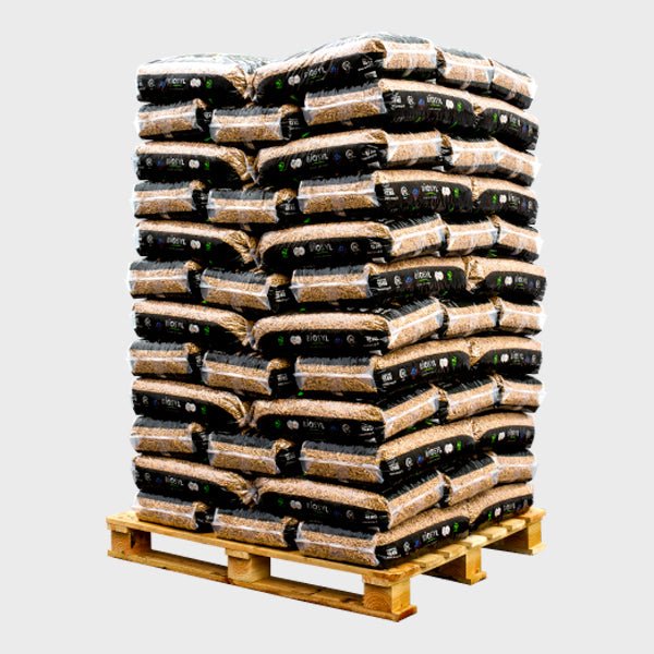 Palette de granulés de bois Biosyl Premium · 66 sacs de 15 kg