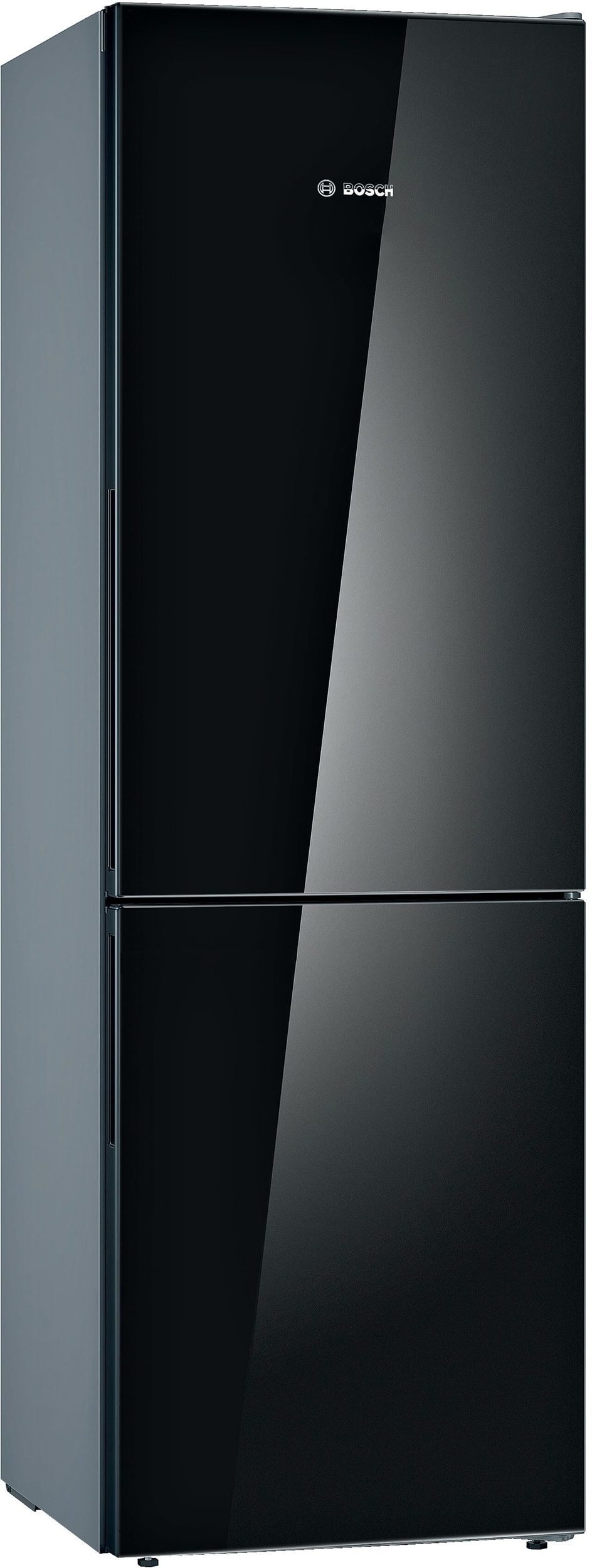Réfrigérateur congélateur bas BOSCH 308L Froid brassé Noir KGV36VBEAS