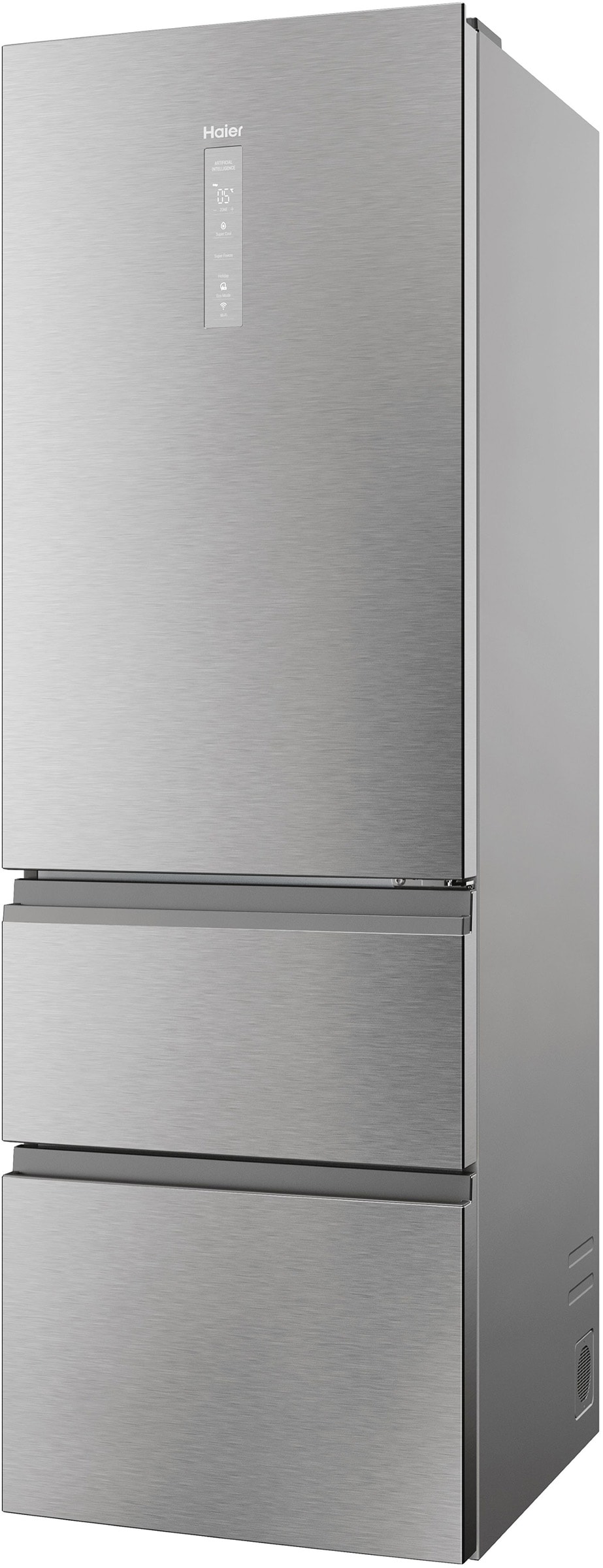 Réfrigérateur 3 portes HAIER 360L No Frost Inox HTW5618ENMG