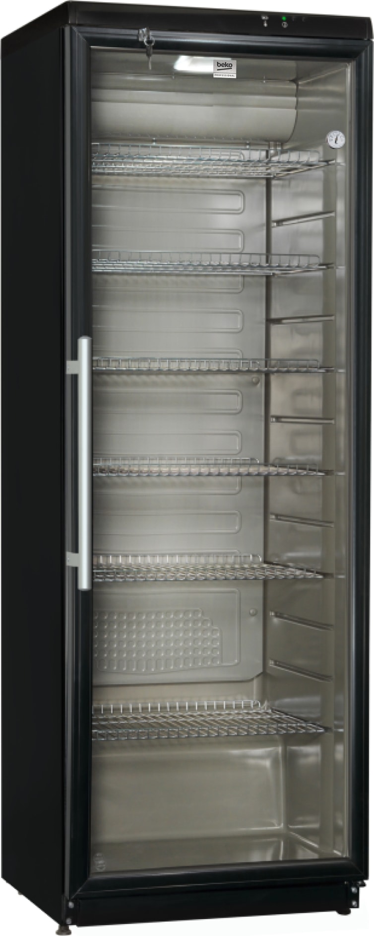 Réfrigérateur 1 porte BEKO PROFESSIONAL 320L Froid brassé Noir ADN203BBP