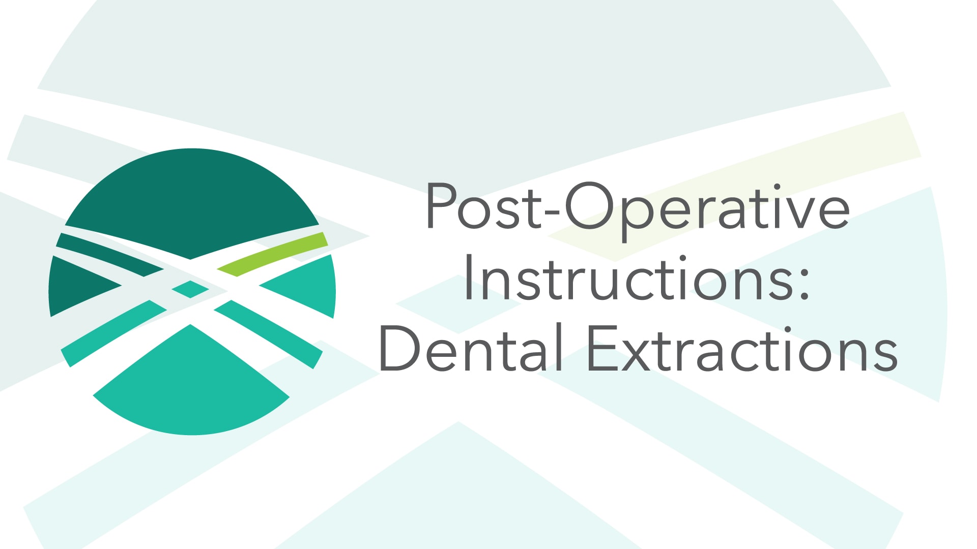 PostOperative Instructions Dental Extractions Indianapolis Oral Surgery & Dental Implant Center