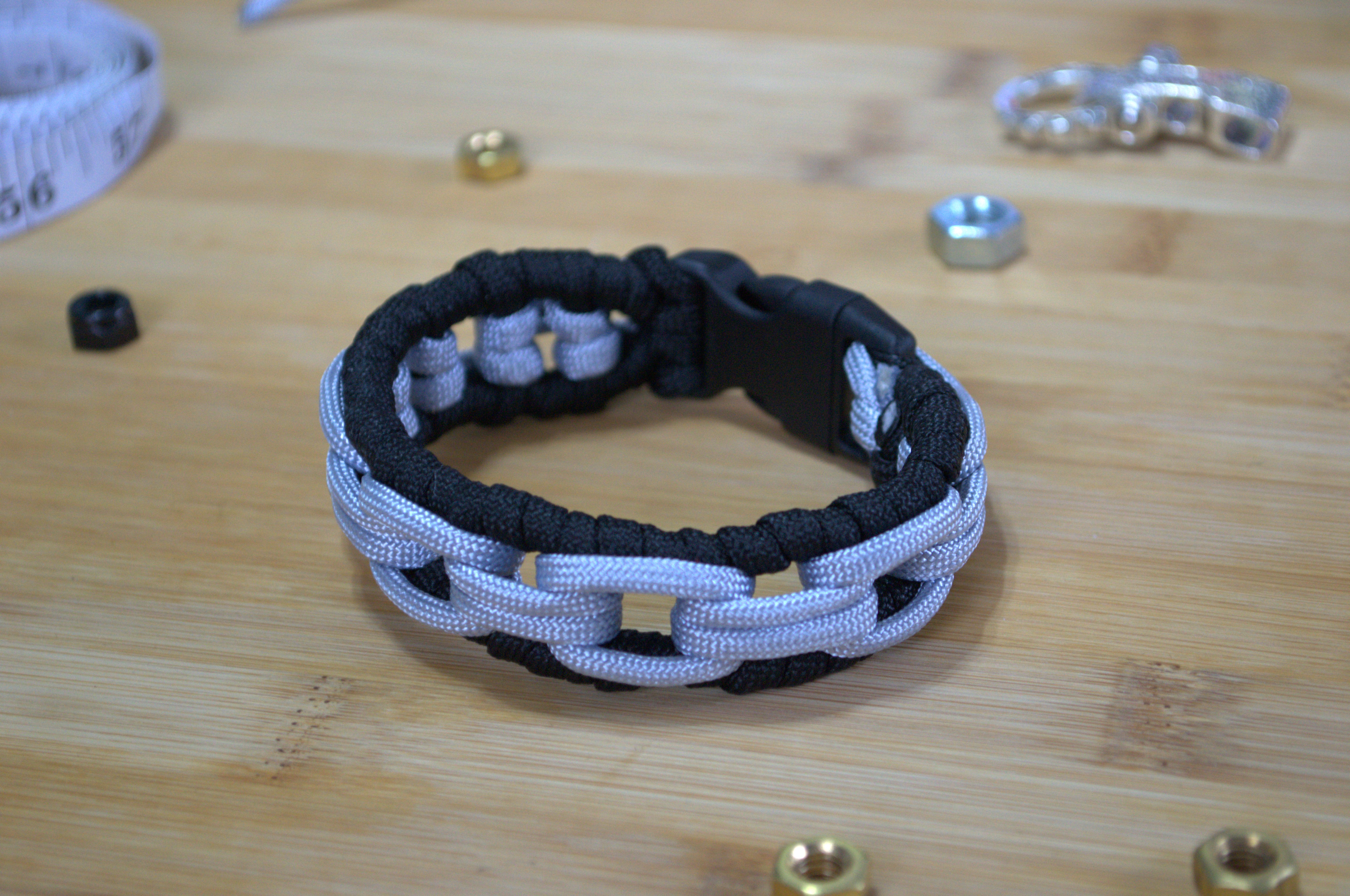 Black & Silver Chain Link Bracelet