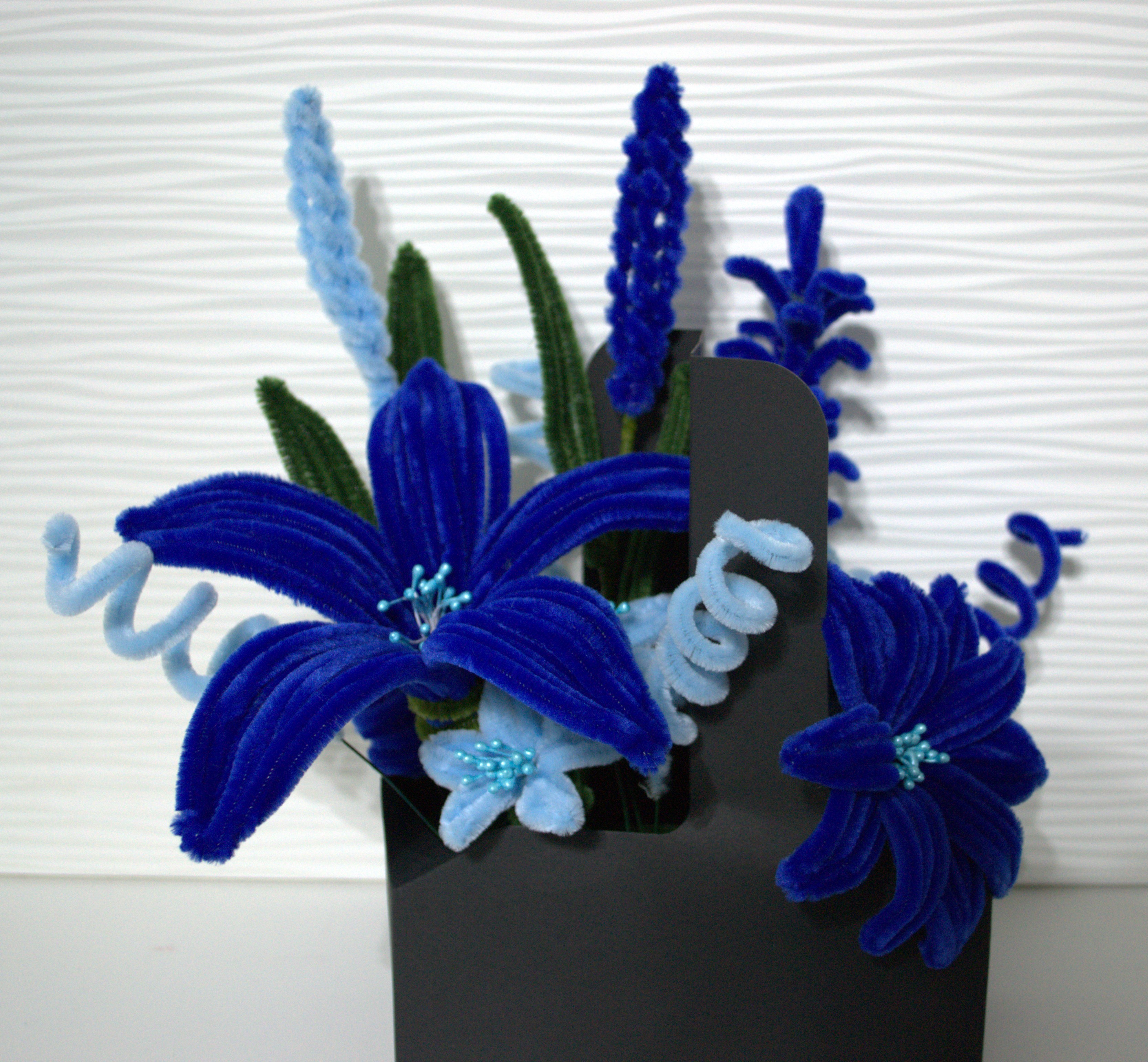 Blue & Light Blue Bouquet in a Box