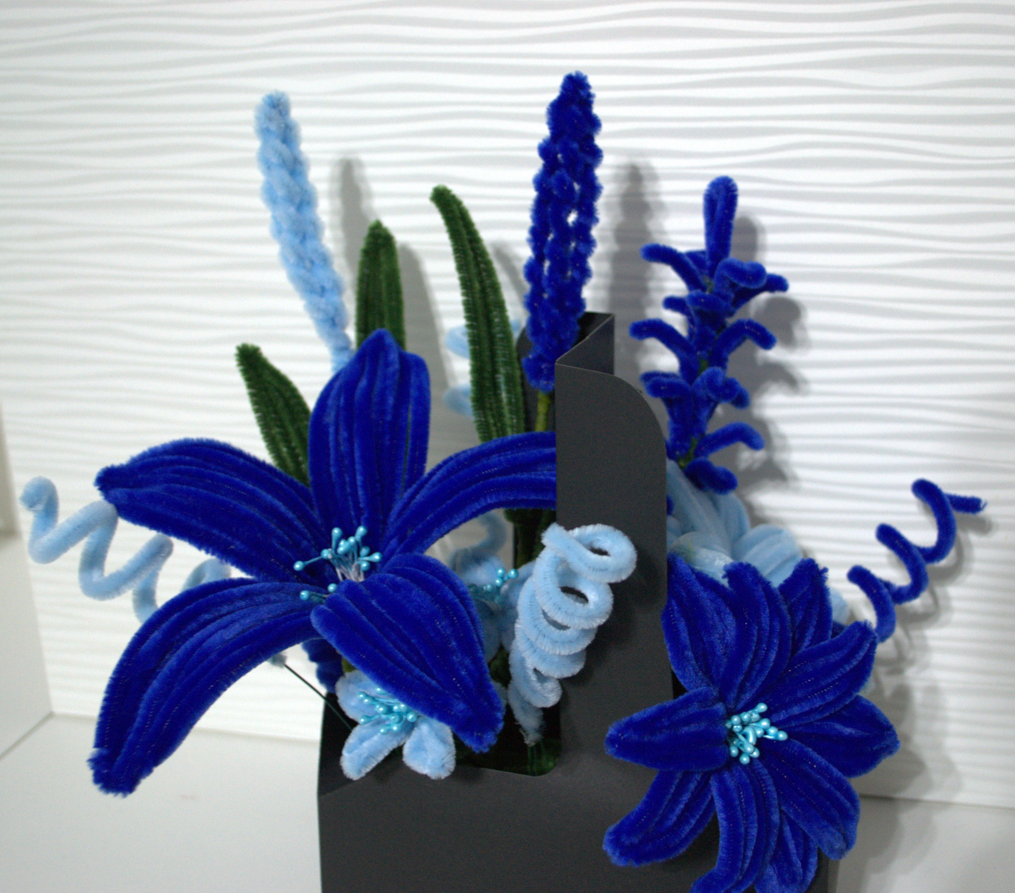 Blue & Light Blue Bouquet in a Box