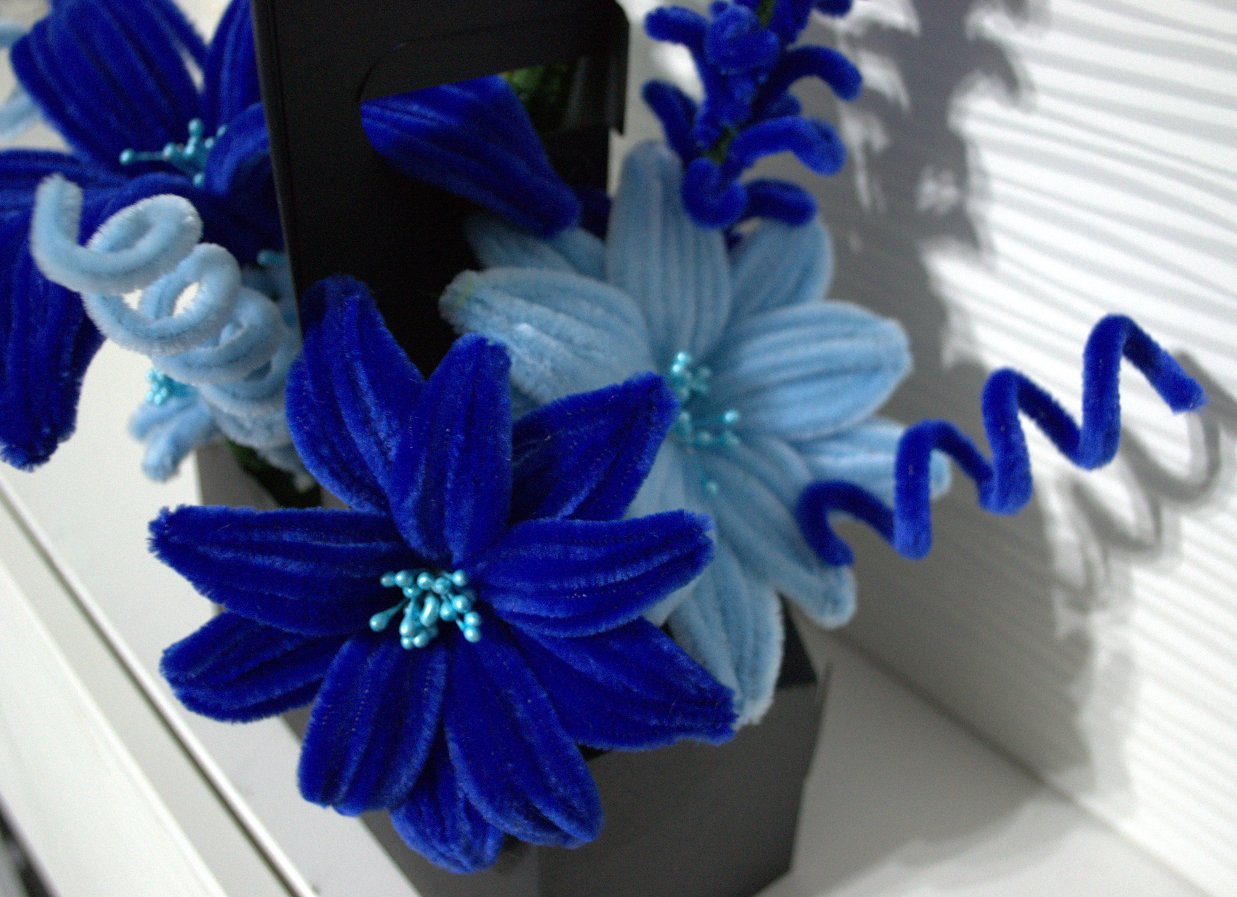 Blue & Light Blue Bouquet in a Box