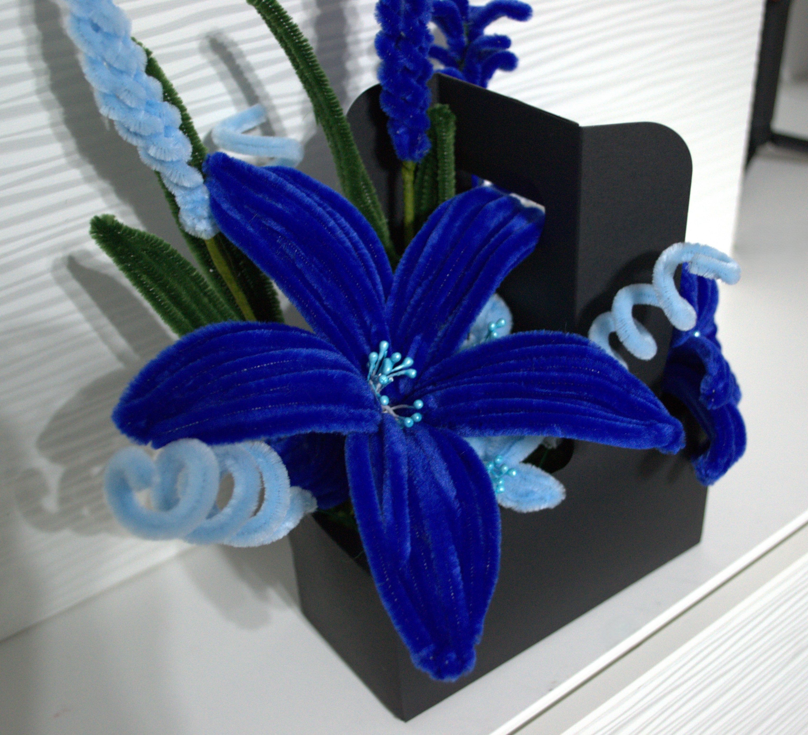 Blue & Light Blue Bouquet in a Box