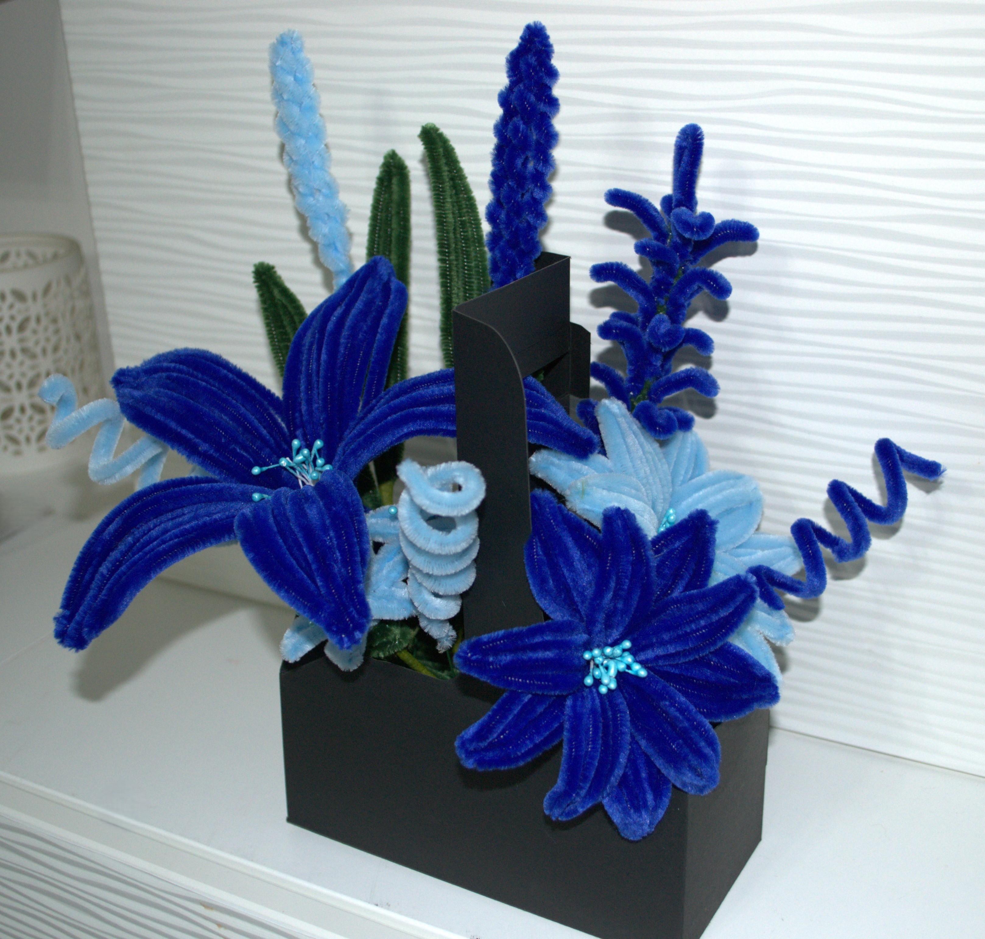 Blue & Light Blue Bouquet in a Box