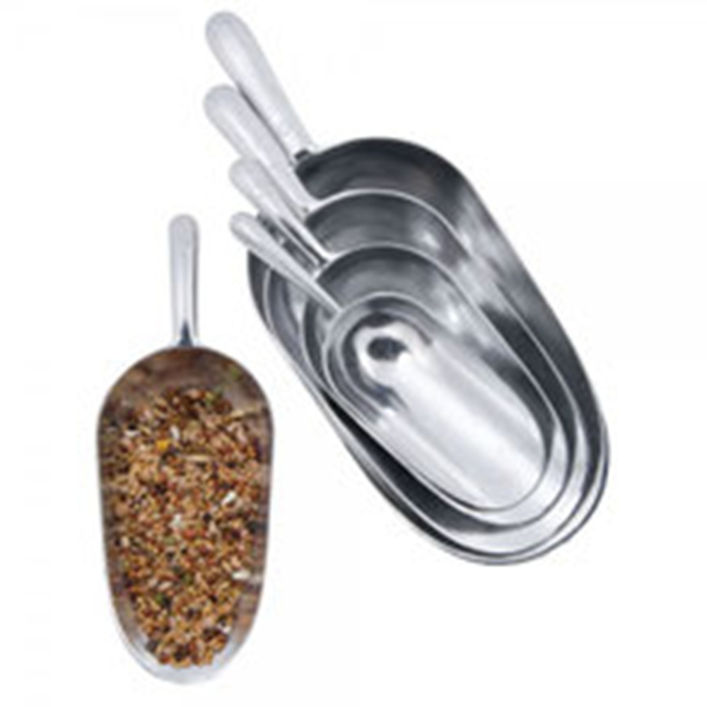 Futterschaufel für Hühner aus Aluminium leicht robust und langlebig