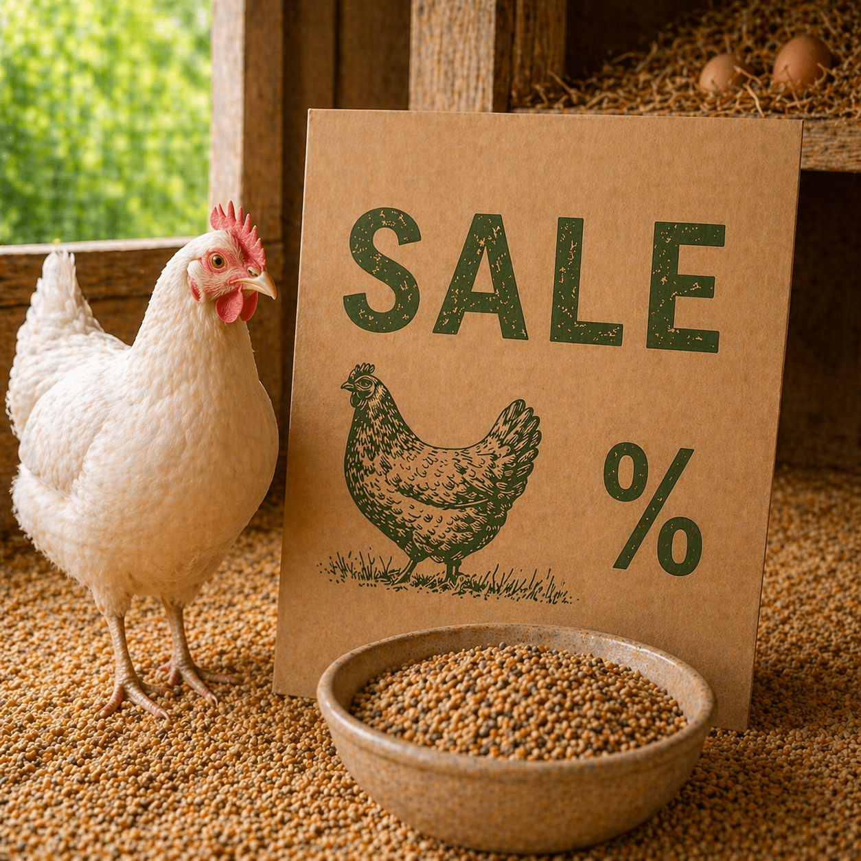 Hühnerzubehör im Sale mit günstigen Angeboten für Stall und Fütterung