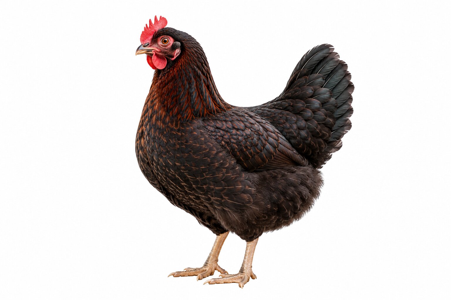 Marans Huhn dunkelbraune Schokoladeneier
