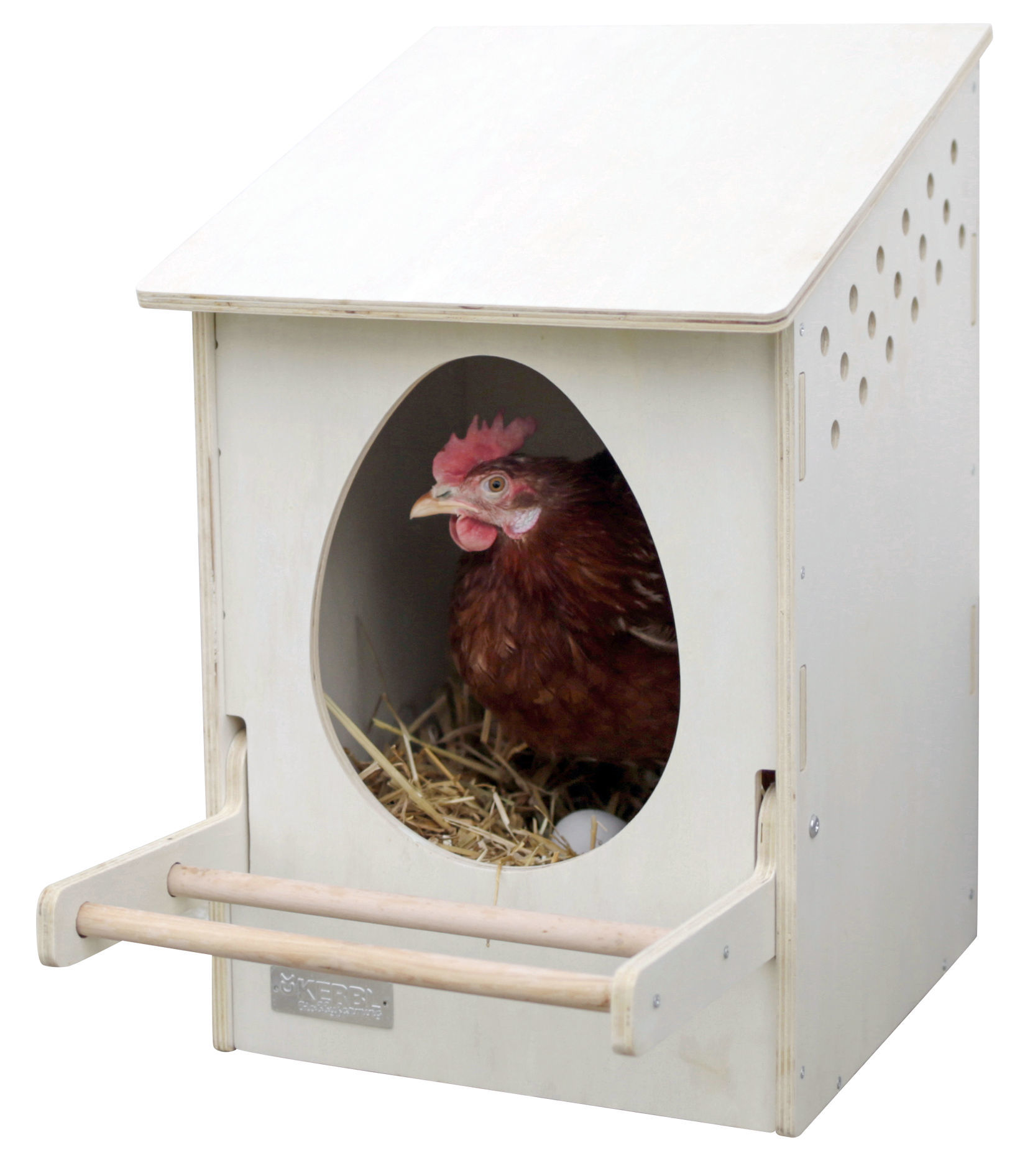 Legenest aus Holz Einfach für Hühner – natürliche Nestbox für sichere und ruhige Eiablage im Hühnerstall