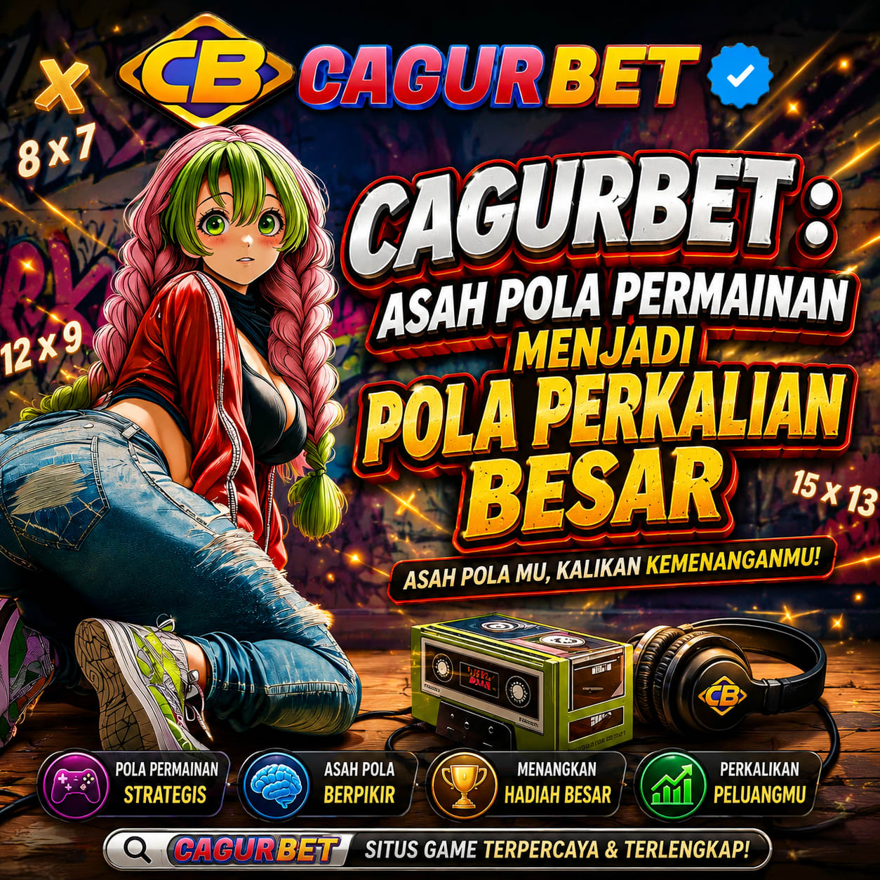 CAGURBET : Asah Pola Permainan Menjadi Pola Perkalian Besar
