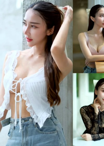 น้องลูกแก้ว สาวรับงานเชียงใหม่ ย่านใกล้เคียง สไตล์ฟิวแฟน ตรงปก 100% - FirstModelHub