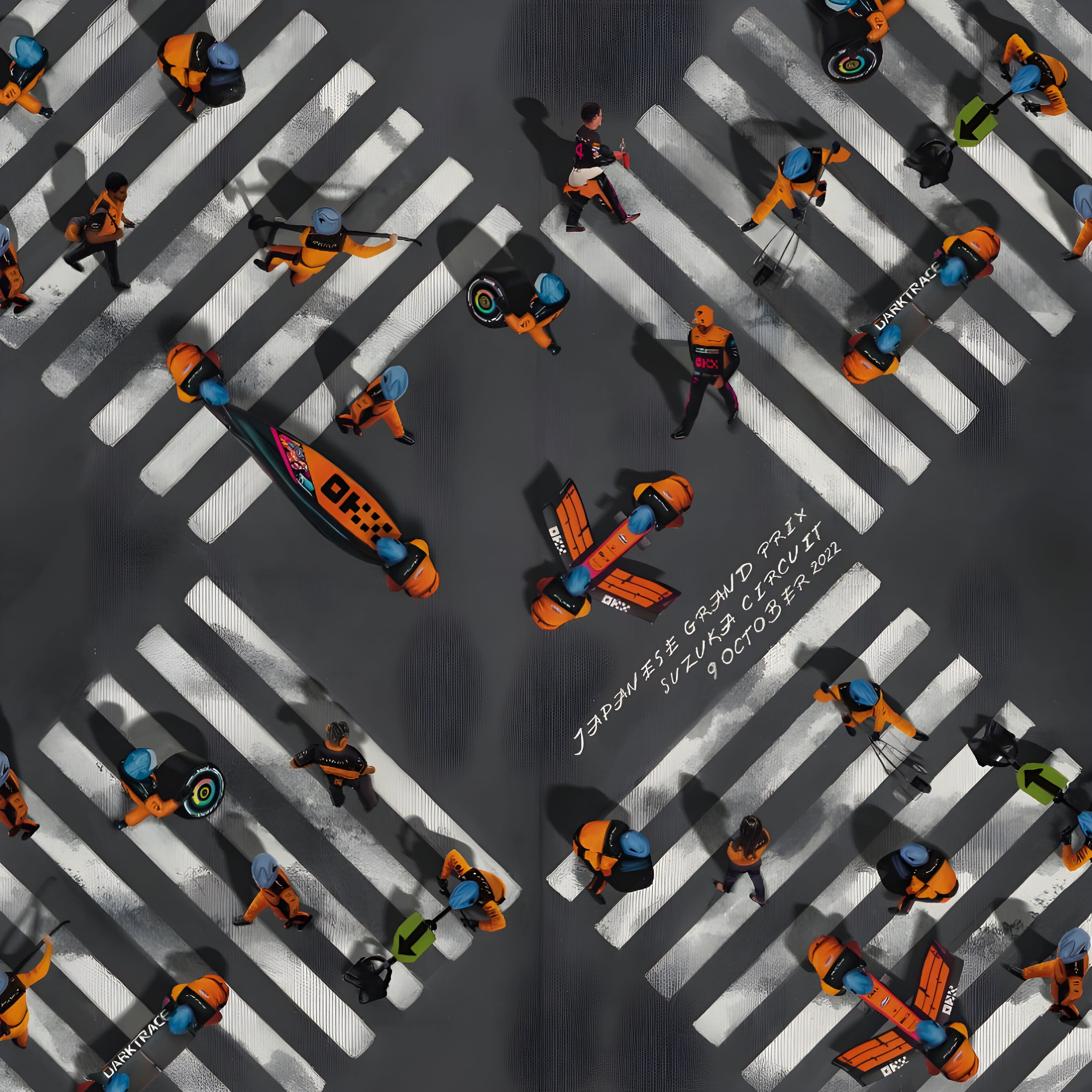 Mclaren 2022 Formula 1 Poster at Suzuka International Racing Course