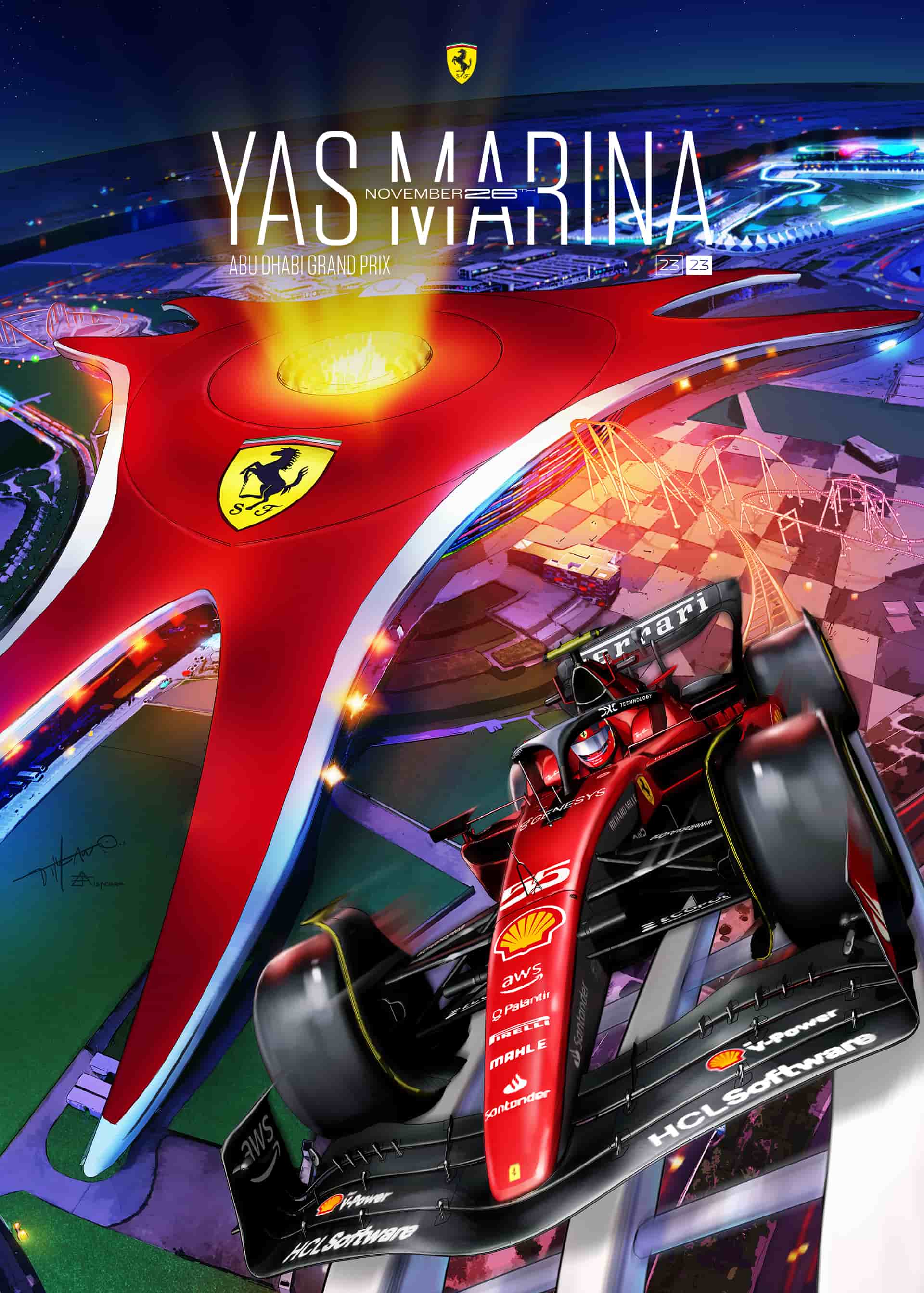 Équipes et pilotes de Formule 1 2023 Poster – SportsChord