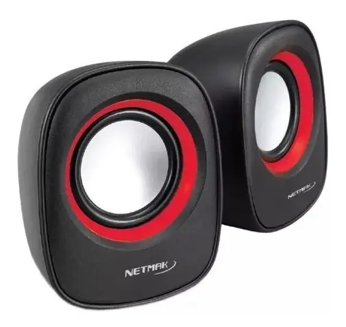 Parlante Potenciado Netmak NM-9025 2.0 USB 6W para PC
