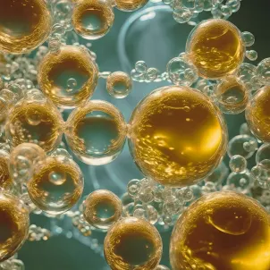 Soap and nature concept image