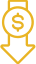 Reduce cost icon