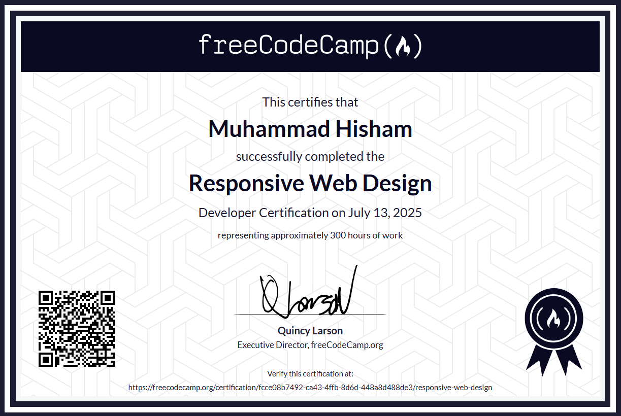 Responsive wev design Certification
