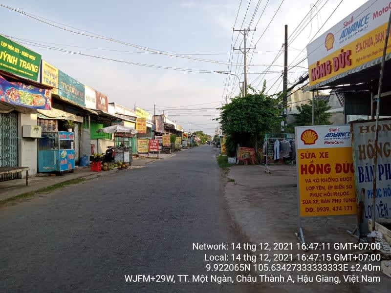 CTA04 đường Tầm Vu, TT một ngàn, từ kênh Tư Bùi đến Ranh huyện Phụng Hiệp. - Ảnh 1