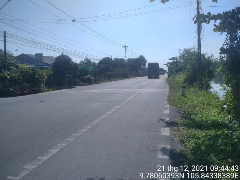 NB46 CẦU PHỤNG HIỆP ĐẾN RANH SÓC TRĂNG Nền đất thổ cư - Ảnh 1