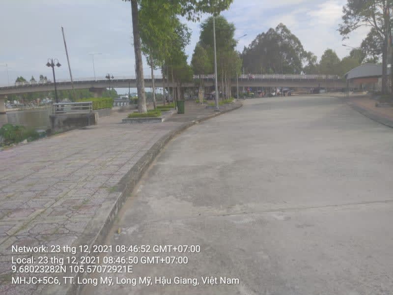LM14 đg Trần Phú và Quốc cũ đg tránh trung tâm thị xã Long Mỹ - Ảnh 1