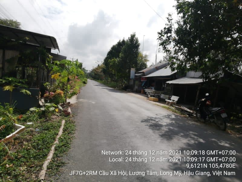 HLM42  Đường đê bao ngăn mặn  Xã Xà Phiên từ Giáp ranh xã Thuận Hòa đến  Ranh xã Lương Tâm - Ảnh 1