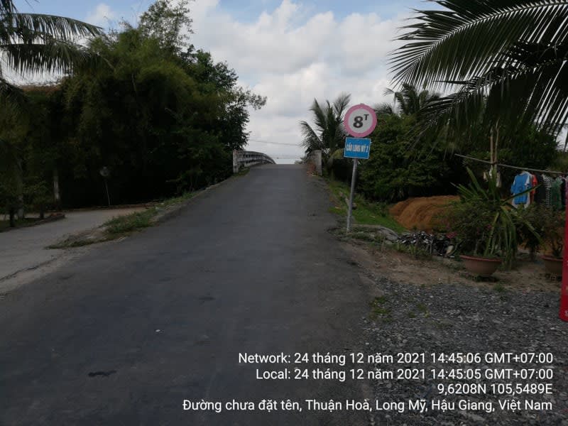 HLM43  Tuyến đường kênh Long Mỹ 2  Xã Xà Phiên từ  Ranh xã Xà Phiên đến  Cầu Long Mỹ 2 - Ảnh 1