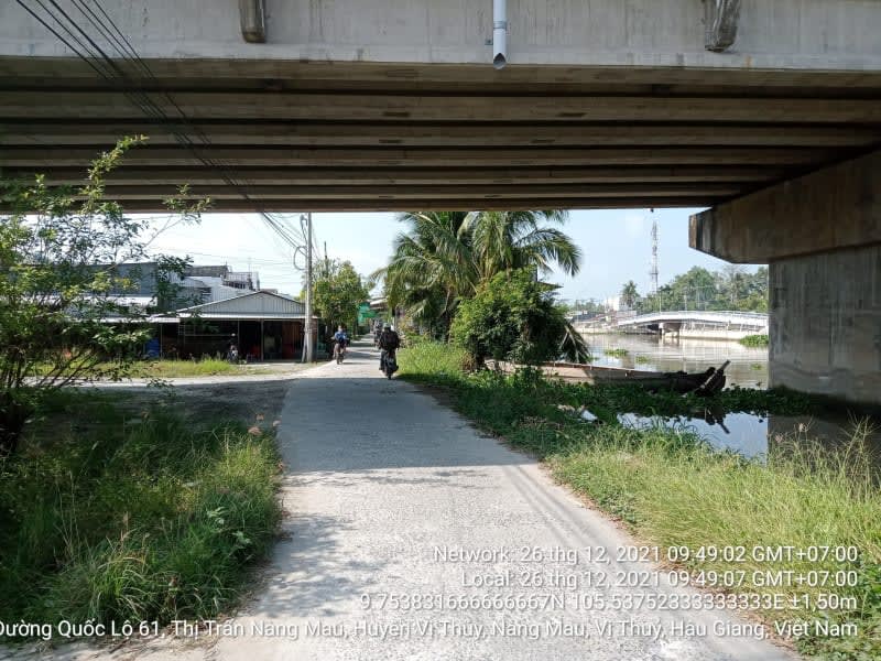 CTA96 Đường bờ xáng Nàng Mau, Thị trấn Nàng Mau, từ Cầu Nàng Mau đến Kênh Ba Soi - Ảnh 1