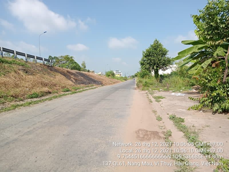 VTY91 Đường Phan Đình Phùng, Thị trấn Nàng Mau, từ Ranh Khu thương mại thị trấn Nàng Mau đến Cầu Thủ Bổn - Ảnh 1