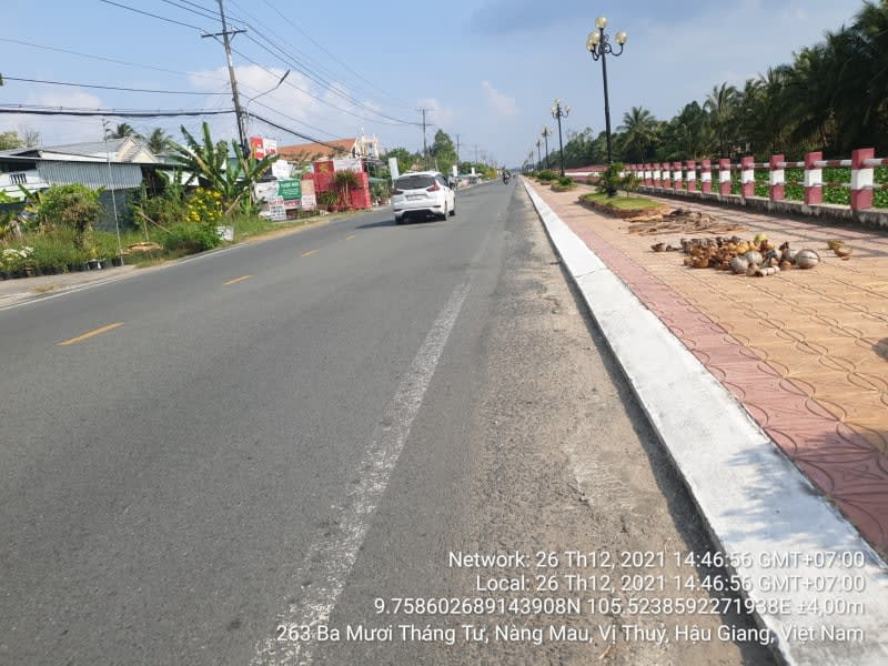 VTY 19 tuyến mương lộ song song đường 30 tháng 4, thị trấn Nàng Mau, từ ranh thị trấn Nàng Mau đến đường 3/2 - Ảnh 1